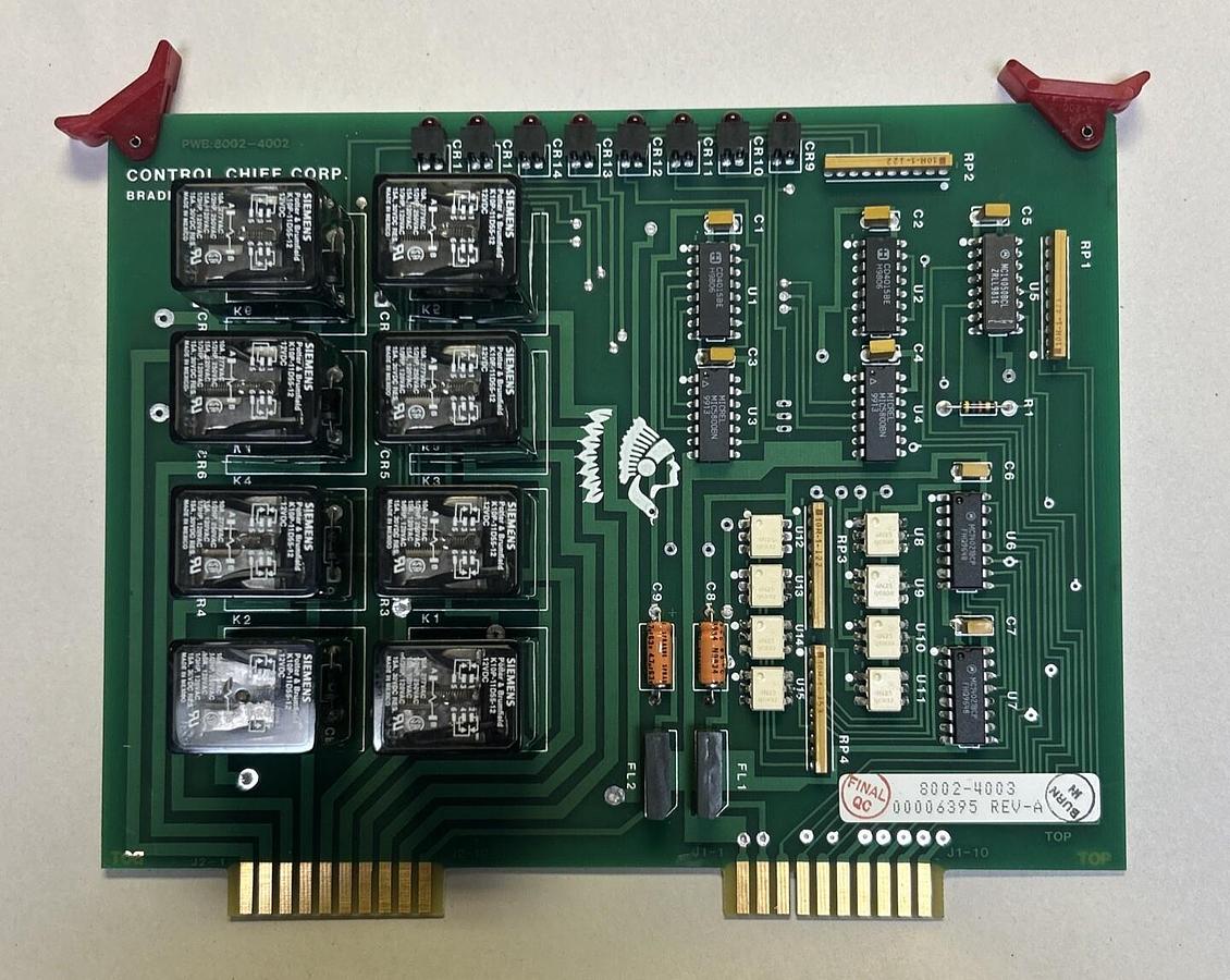 Used CONTROL CHIEF,8002-4003,RELAY BOARD