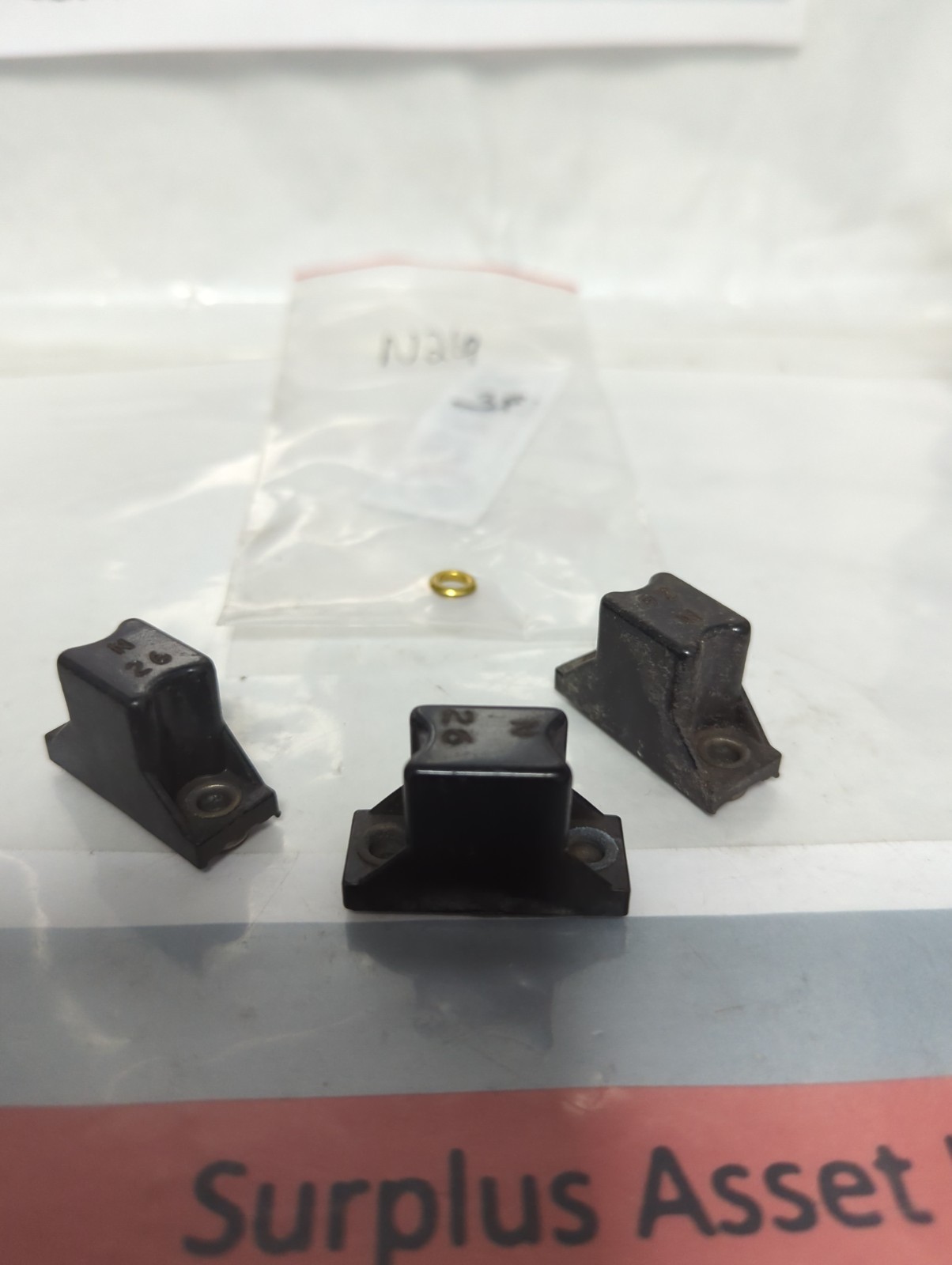 Used ALLEN BRADLEY,N26,THERMAL OVERLOAD PROTECTION HEATER ELEMENT LOT OF 3 PRE-OWNED