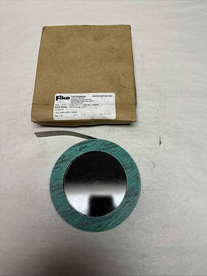 Fike,CF181012,3" Graphite Rupture Disk