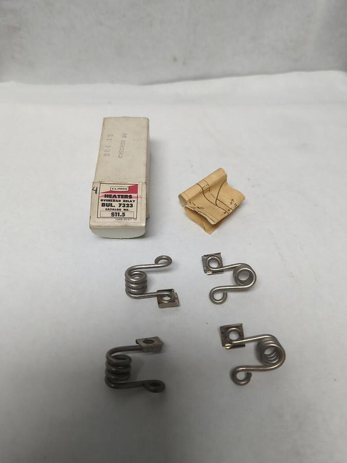 CLARK,S-11.5,OVERLOAD HEATER ELEMENT LOT OF 4 NOS