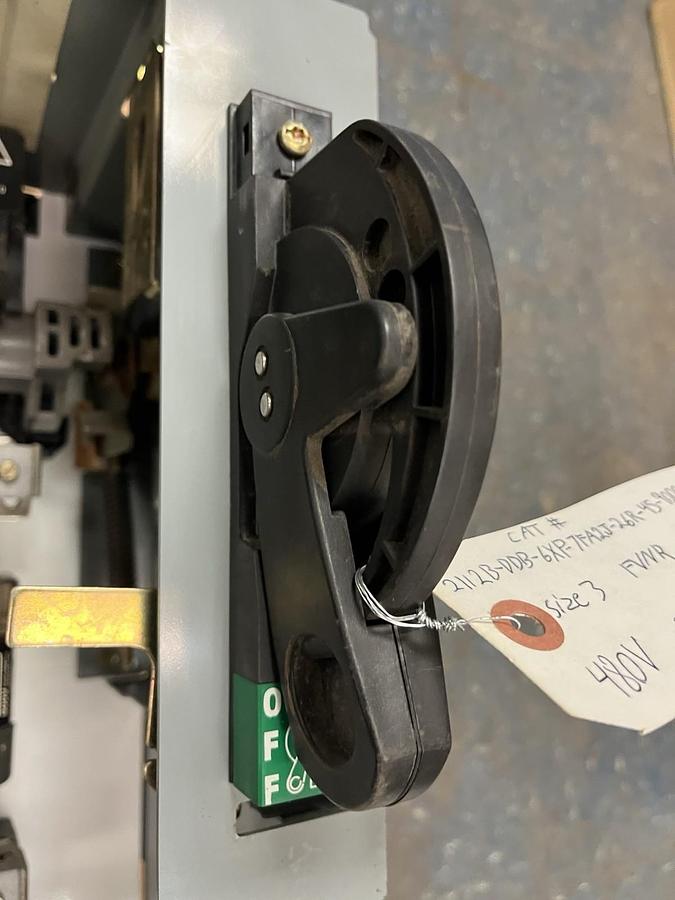 Used ALLEN BRADLEY,2112B,2100 SERIES SIZE 3 STARTER IEC OVERLOAD 32" FUSED MCC BUCKET