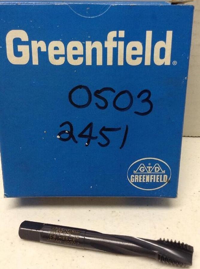 Greenfield Series,8654,Spiral Flute Tap w/ Modified Bottoming Chamfer Box of 12