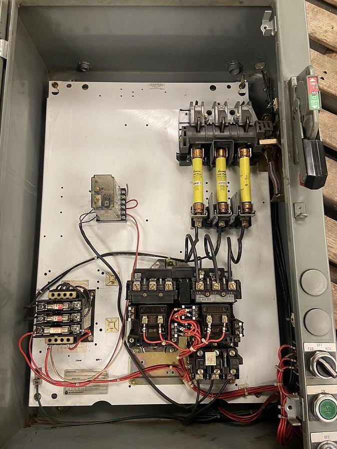 Used Allen Bradley,505-AOD,Size 0 Reversing Fused Combination Starter Starter