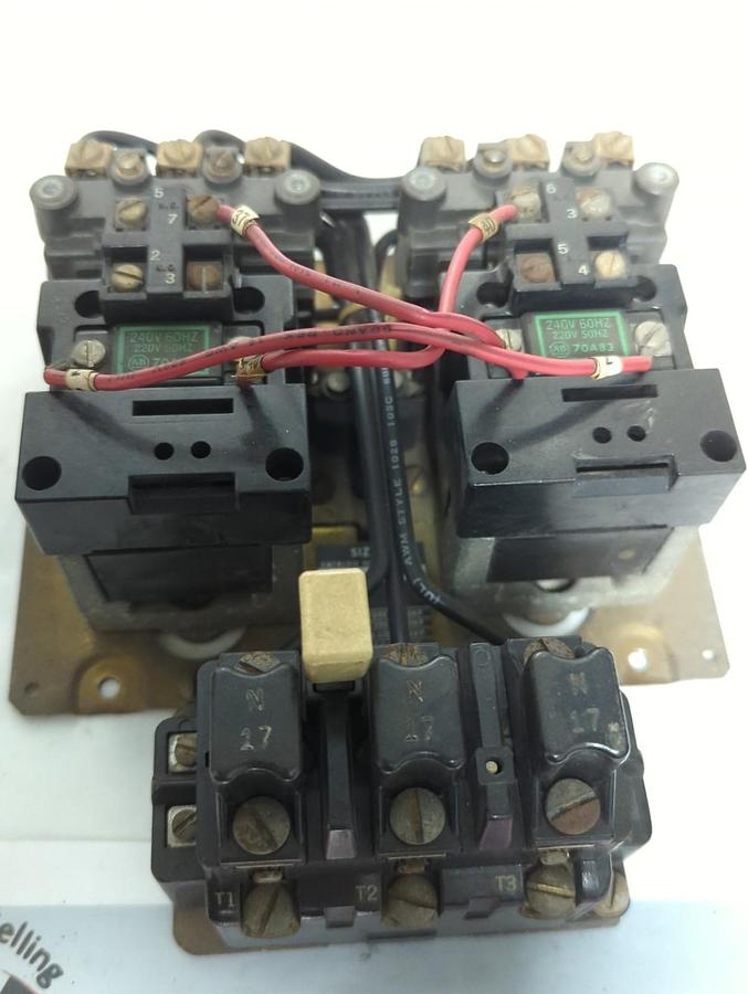 Used ALLEN BRADLEY,705X-AO1,SERIES L REVERSING STARTER SIZE 0 PRE-OWNED