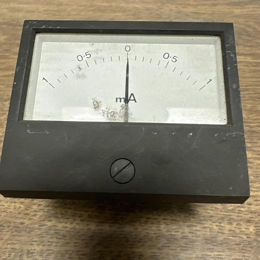 Used Sifam,1-0-1 MA,Analog Panel Meter