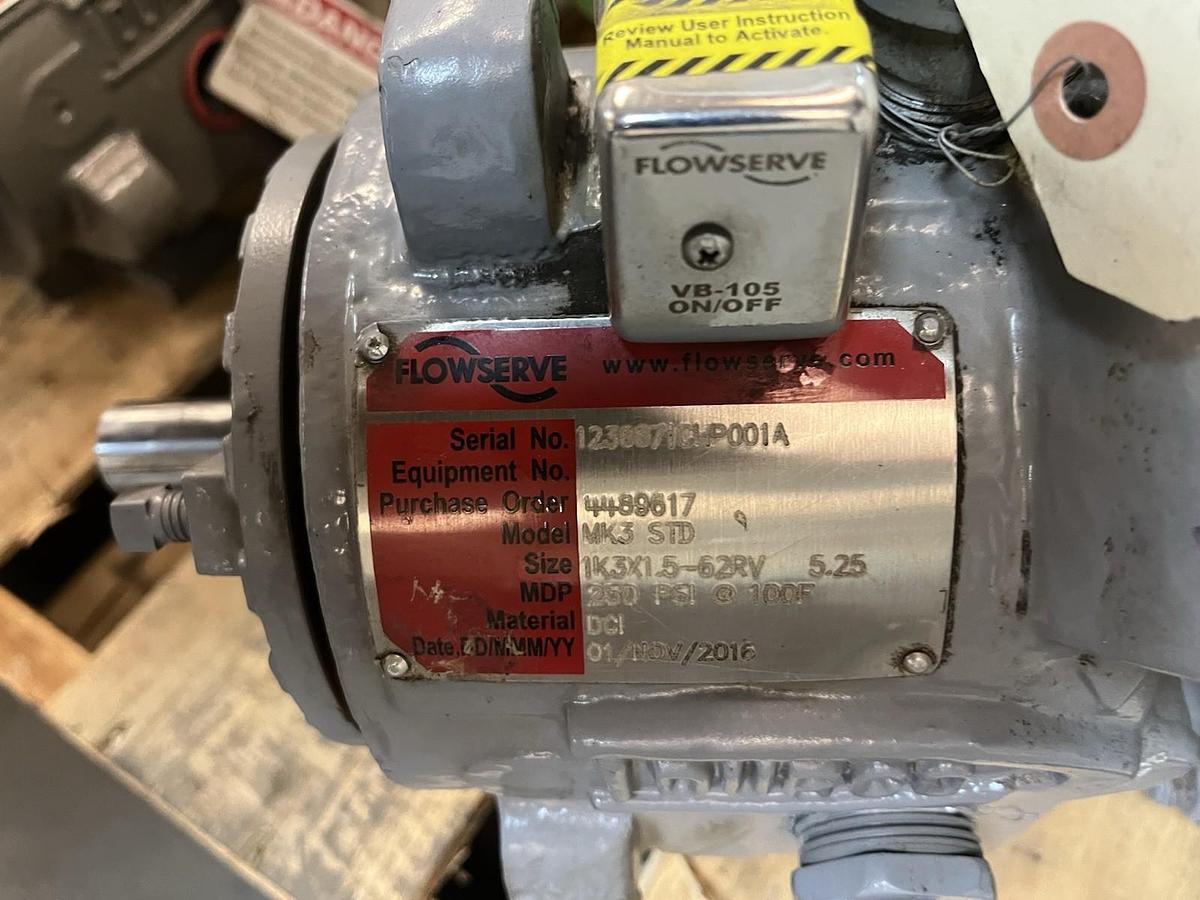 Used FLOWSERVE,MK3-STD,CENTRIFUGAL PUMP 1K3X1.5-62RV 5.25 IMPELLER