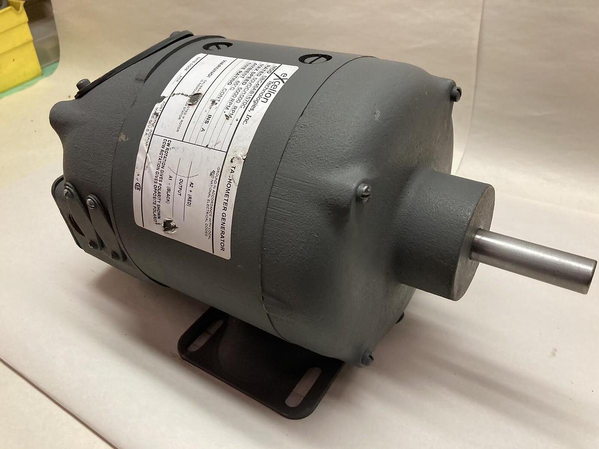 Used Excellon,5BC46AB1570C,Tachometer Generator 50vdc 1000-5000rpm