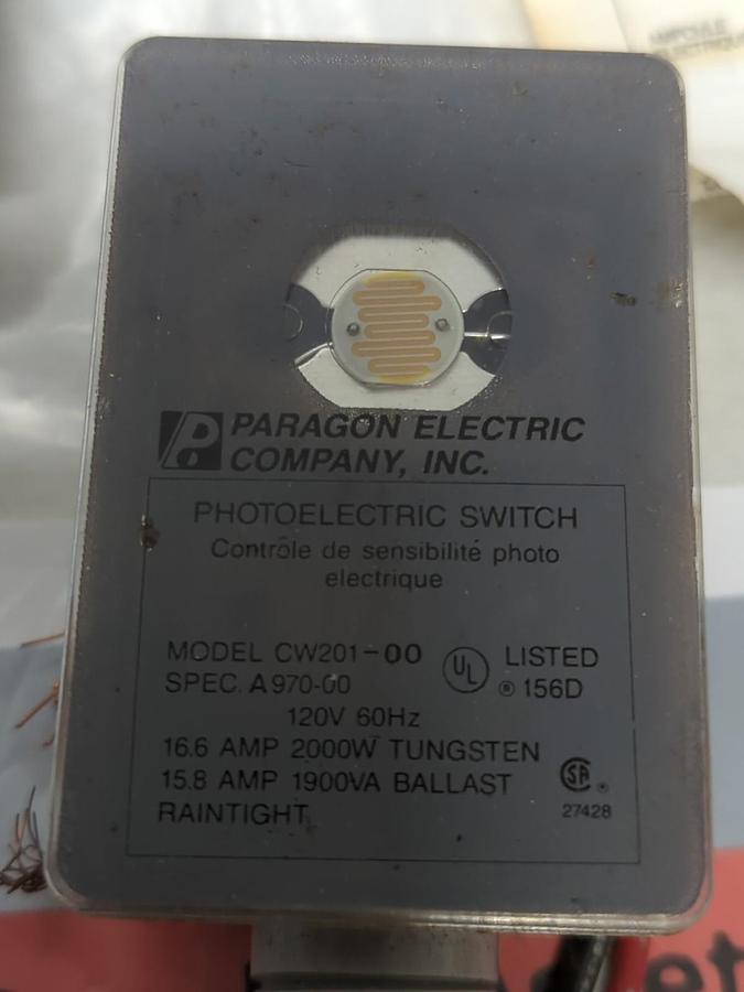 Used PARAGON,CW201-00,PHOTOELECTRIC SWITCH PRE-OWNED