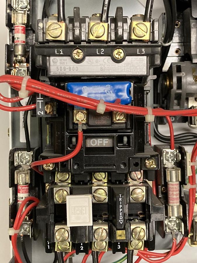 Used Allen-Bradley,2100 2112B,Size 1 Fused MCC 12 INCH Starter Feeder Bucket