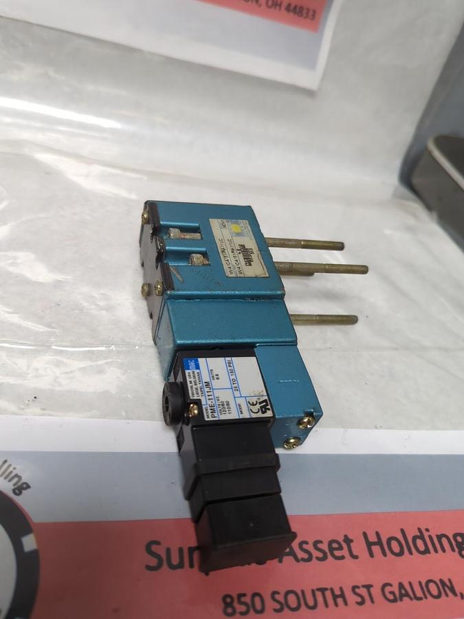 Used MAC VALVES,MV-A1C-A 151-PM-111JC,SOLENOID VALVE PME-111JM PRE-OWNED