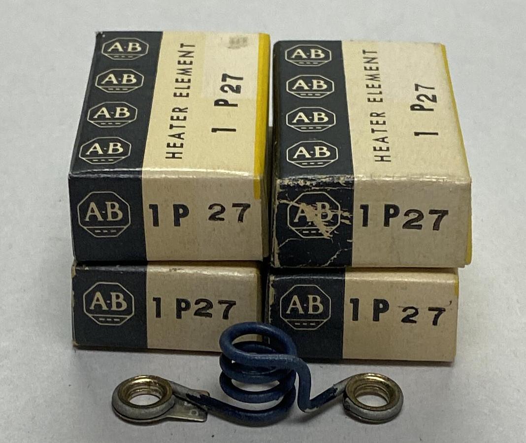 ALLEN BRADLEY,P27,HEATER ELEMENT LOT OF 4 NEW
