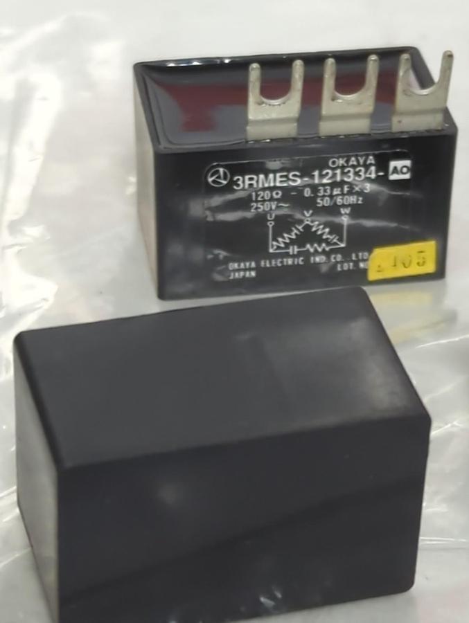 Used OKAYA,3RMES-121334-A0,DELTA RELAY SPARK GENERATOR 120Ω LOT OF 7 PRE-OWNED