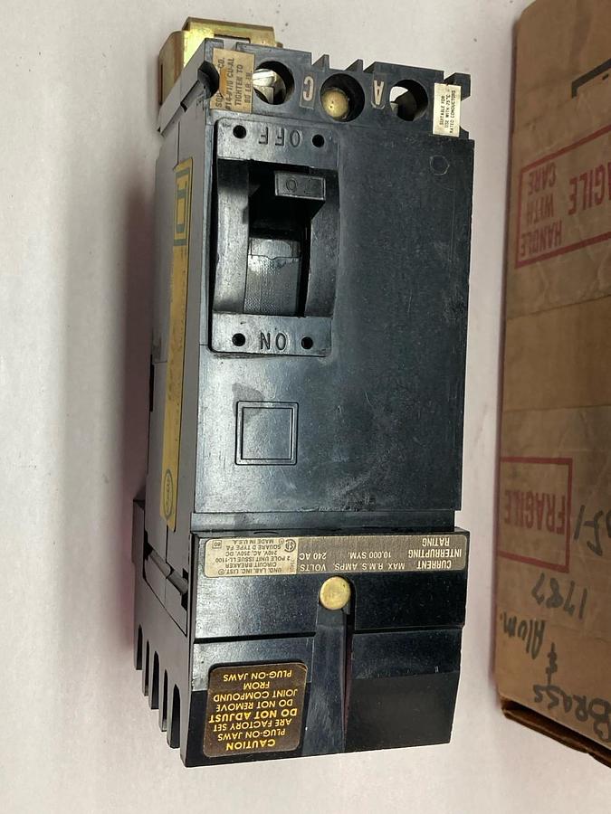Square D,FA 22070-AC,2-Pole I-Line Circuit Breaker 70A 240Vac