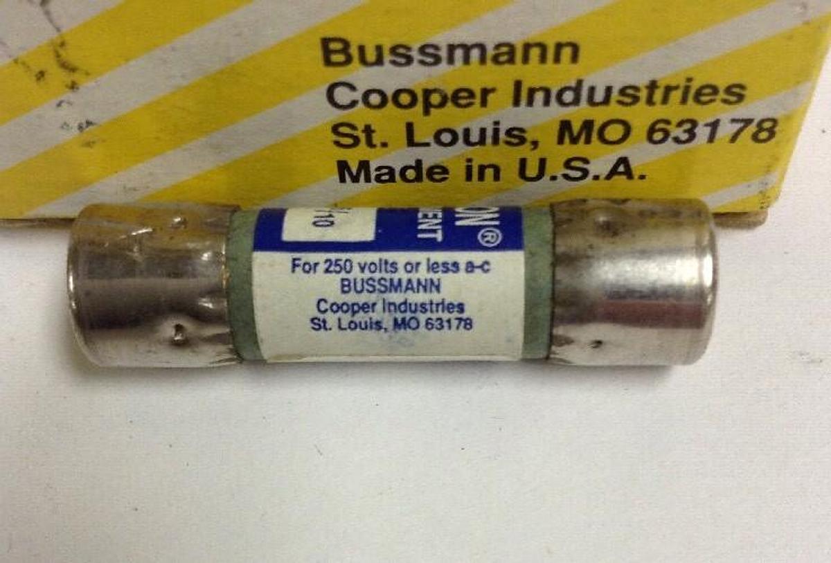 COOPER BUSSMANN,FNA-6/10,6/10 AMP FUSE Box of 8