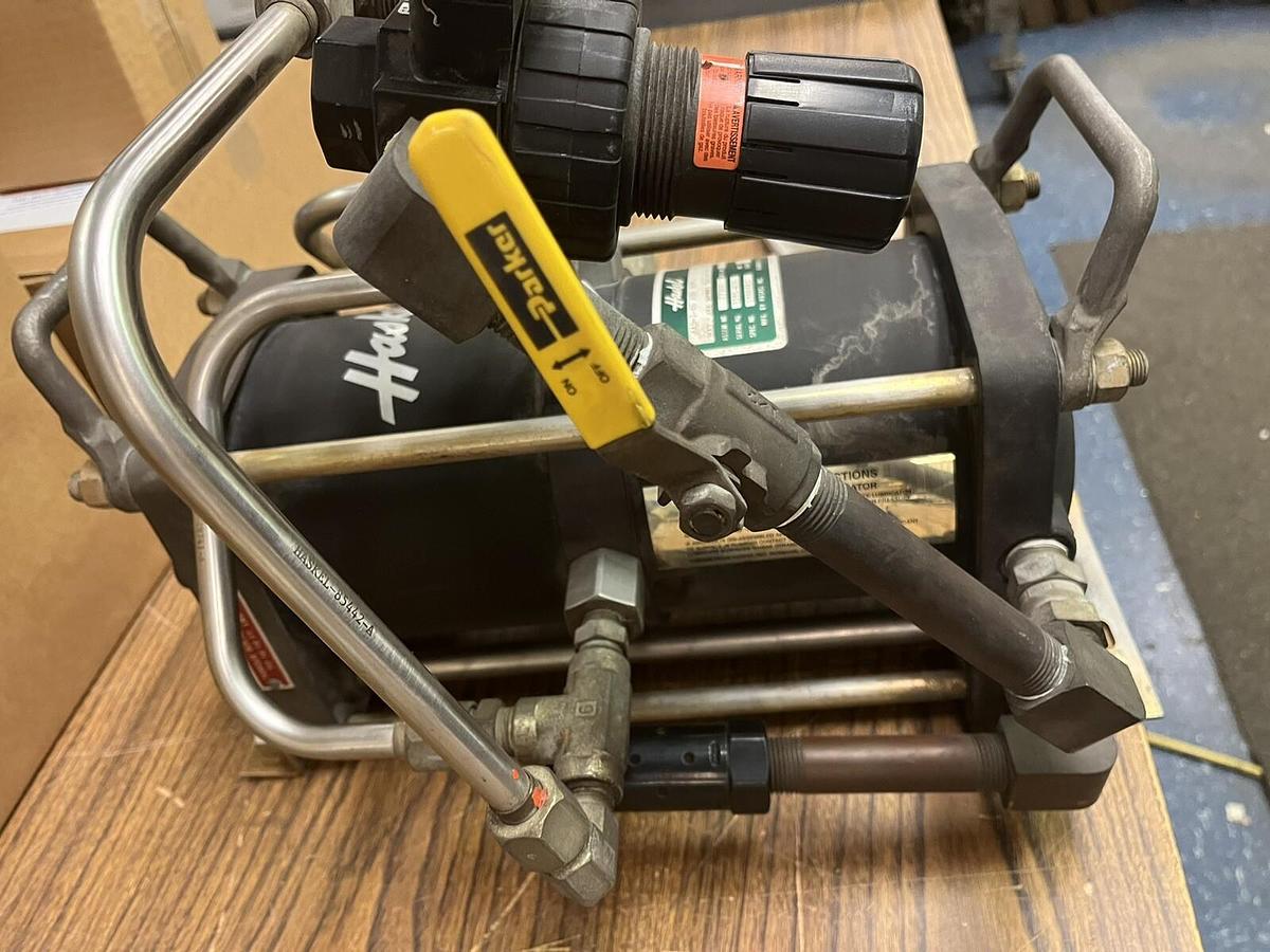 Used HASKEL,AAD-2-C6,AIR AMPLIFIER 150 PSI MAX