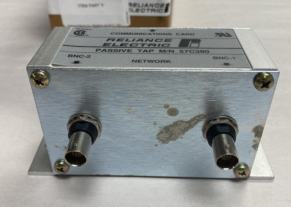 Reliance Electric,57C380,Communication Card Passive Tap for CoaxCable NOS