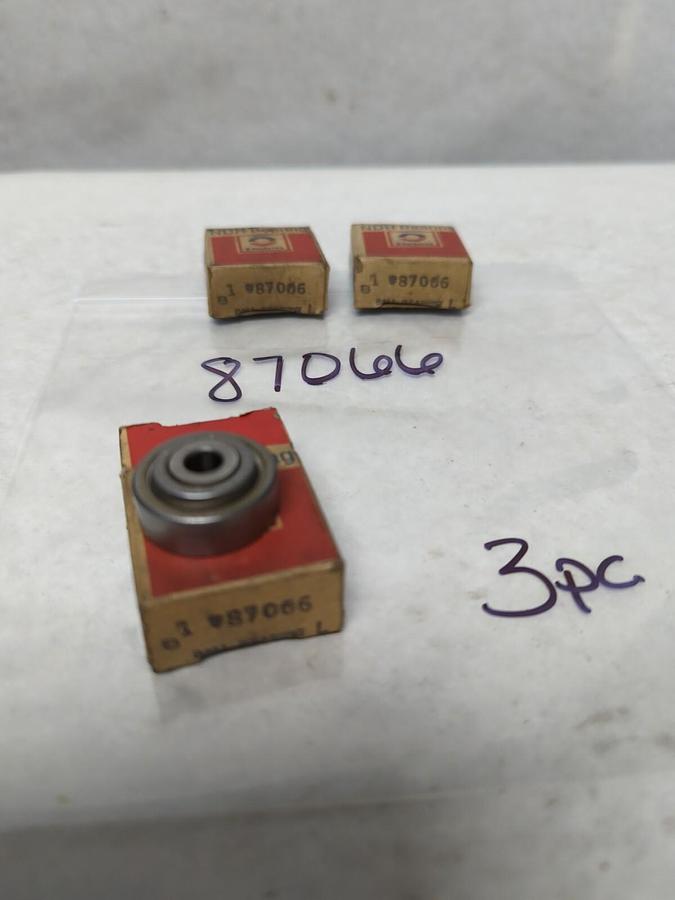 NDH DELCO,87066,DEEP GROOVE BALL BEARING LOT OF 3 NOS