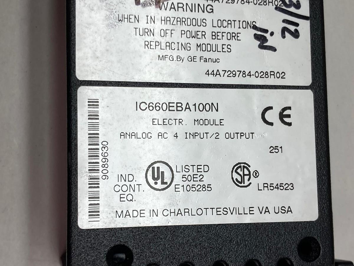 Used Fanuc,IC660BBA100, Genius Block I/O Module