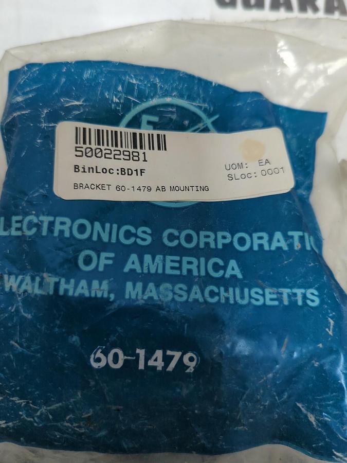 NEW ELECTRONICS CORP. ALLEN BRADLEY,60-1479,MOUNTING BRACKET LOT OF 2 NEW
