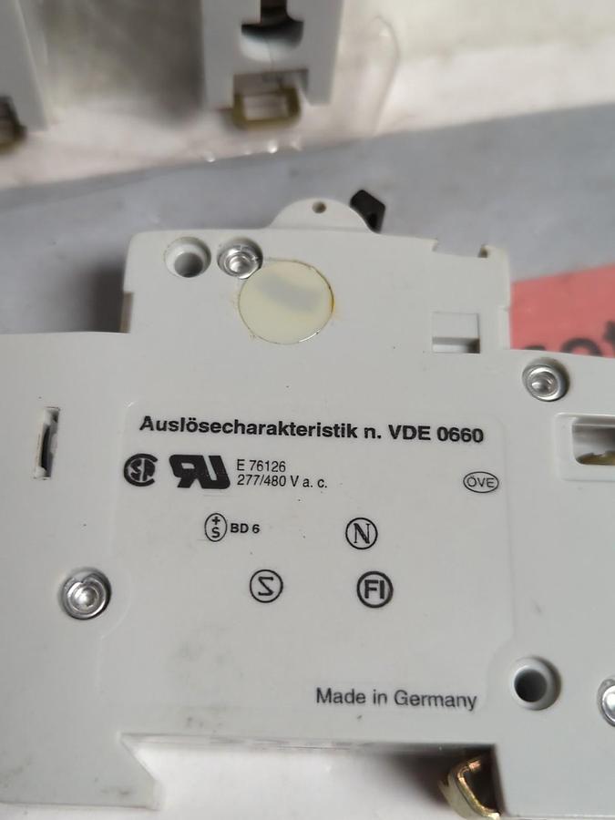 Used ABB,S271 K4A,CIRCUIT BREAKER LOT OF 15 PRE-OWNED