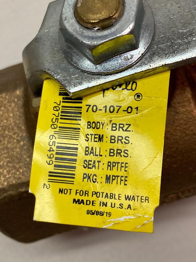 Used Apollo,70-107-01,Inline Ball Valve 1-1/2 Inch 600CWP