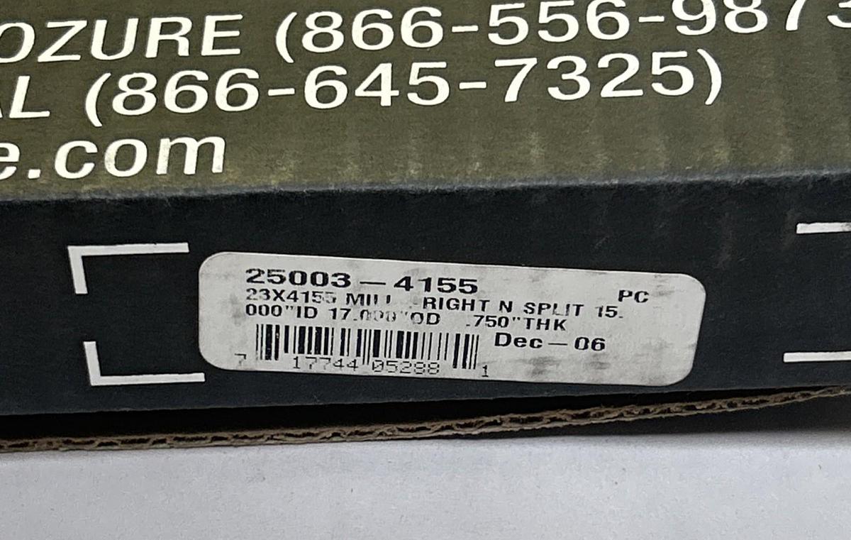 GARLOCK KLOZURE,25003-4155,OIL SEAL 23X4155 NOS