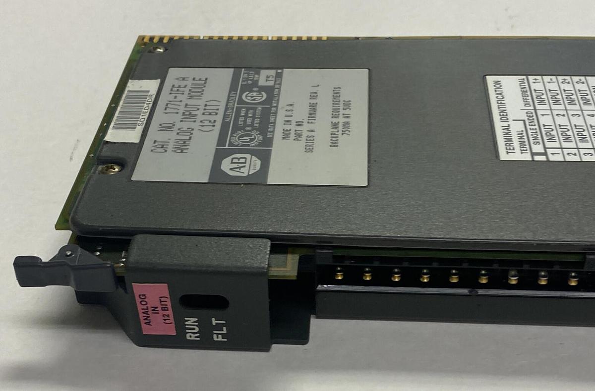 Used ALLEN BRADLEY,1771-IFE,SER A ANALOG INPUT MODULE