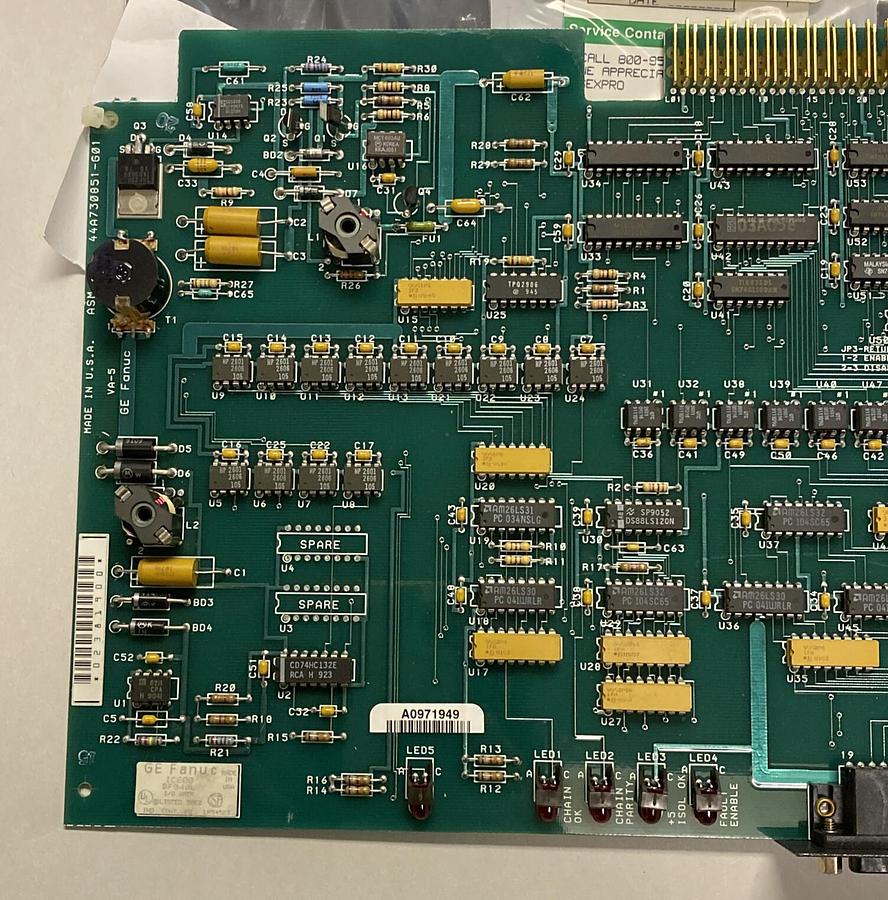 Used GE FANUC,IC600BF940L,LOCAL I/O TRANSMITTER MODULE REFURBISHED