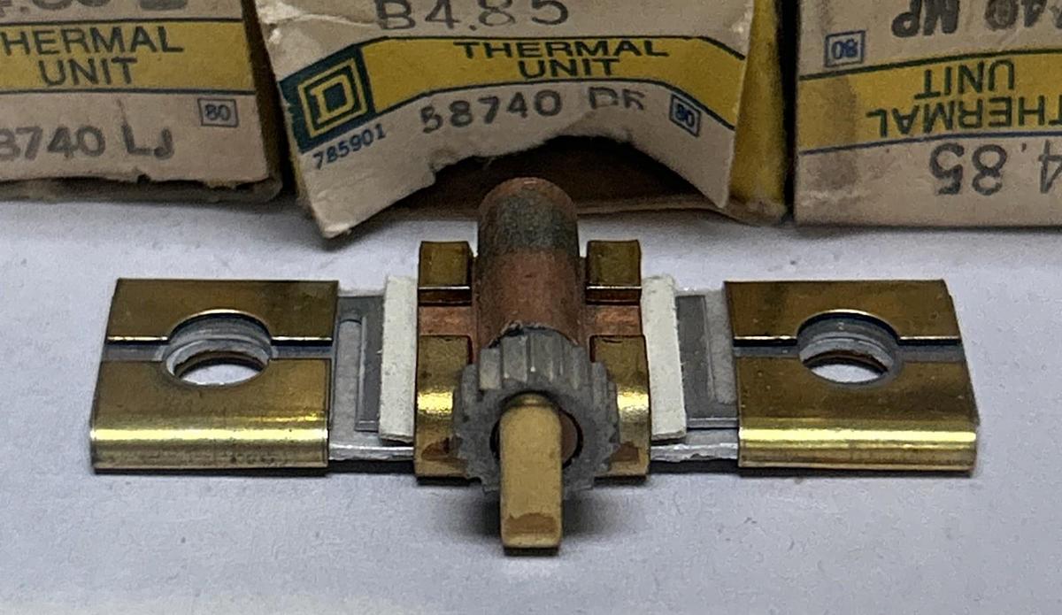 SQUARE D,B4.85,OVERLOAD RELAY HEATER ELEMENT LOT OF 6 NOS