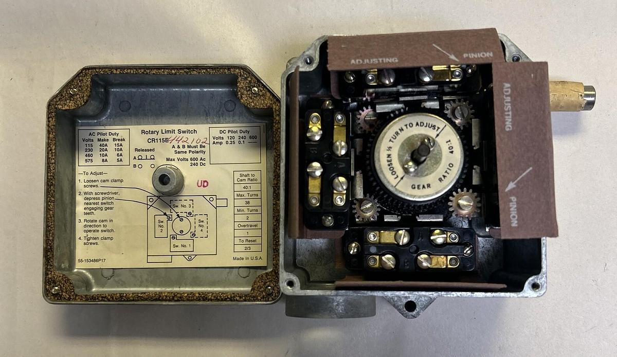 GENERAL ELECTRIC,CR115E442102,LIMIT SWITCH NOS