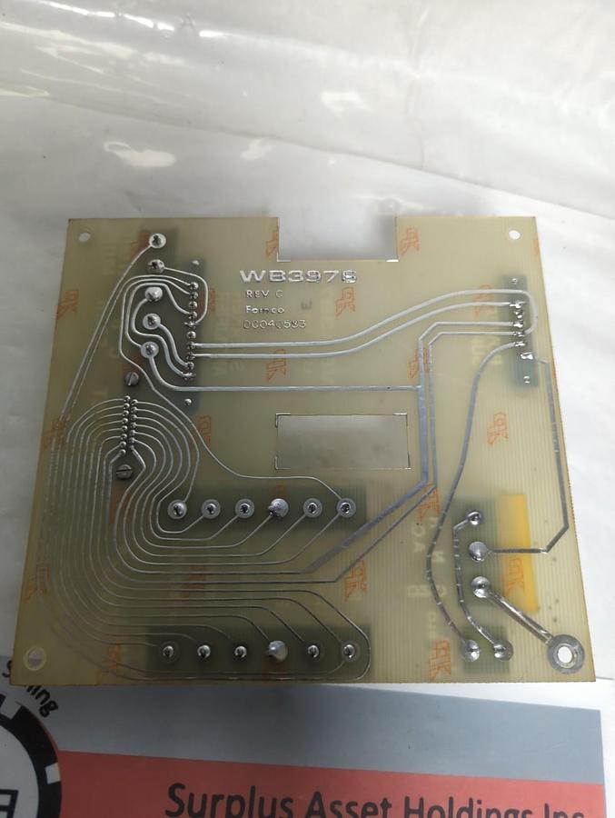 Used FEMCO,WBA3976,CIRCUIT BOARD REV E PRE-OWNED