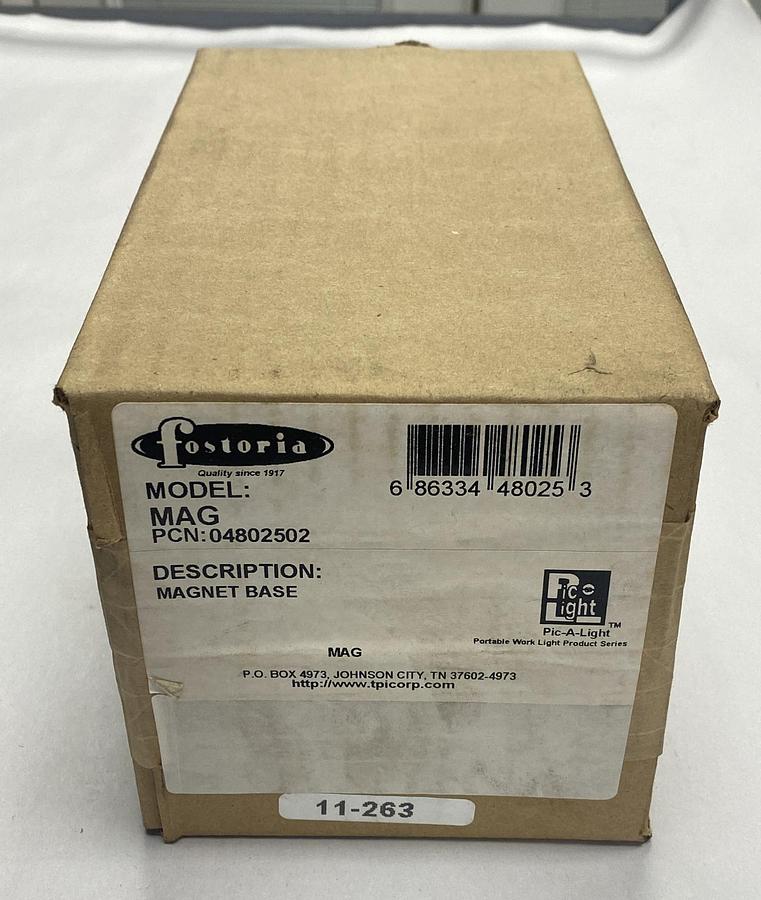 Used Fostoria,04802502,Magnetic Base NEW