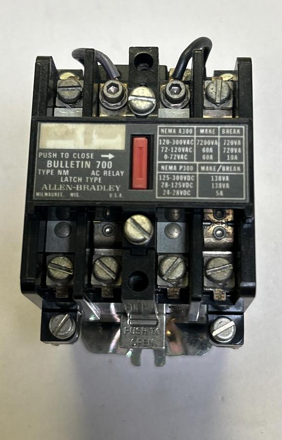Used ALLEN BRADLEY,700-NM200A1,CONTROL RELAY