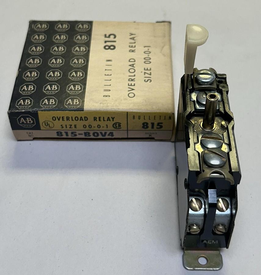 ALLEN BRADLEY,815-B0V4,OVERLOAD RELAY NOS