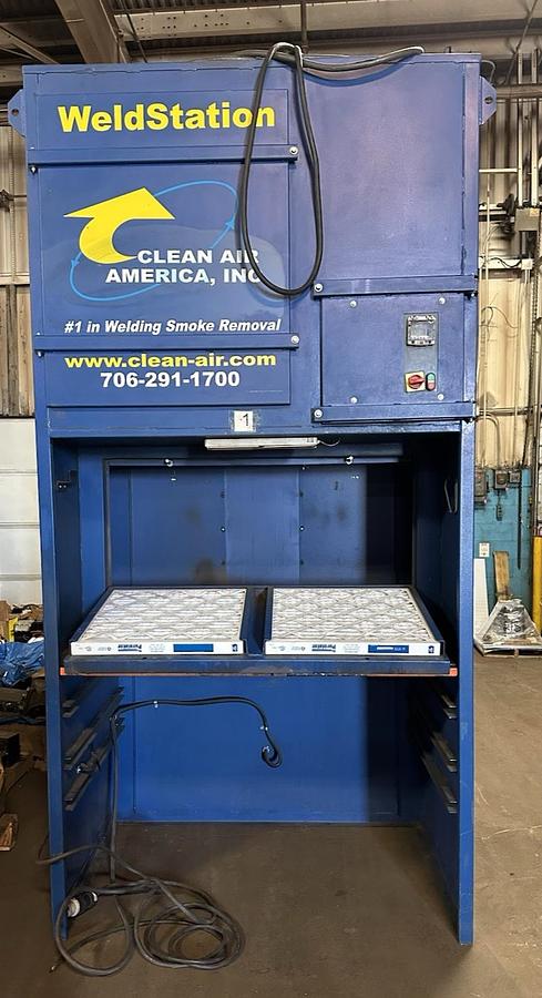 Used Clean Air America,WS5,Weldstation Fume Extractor