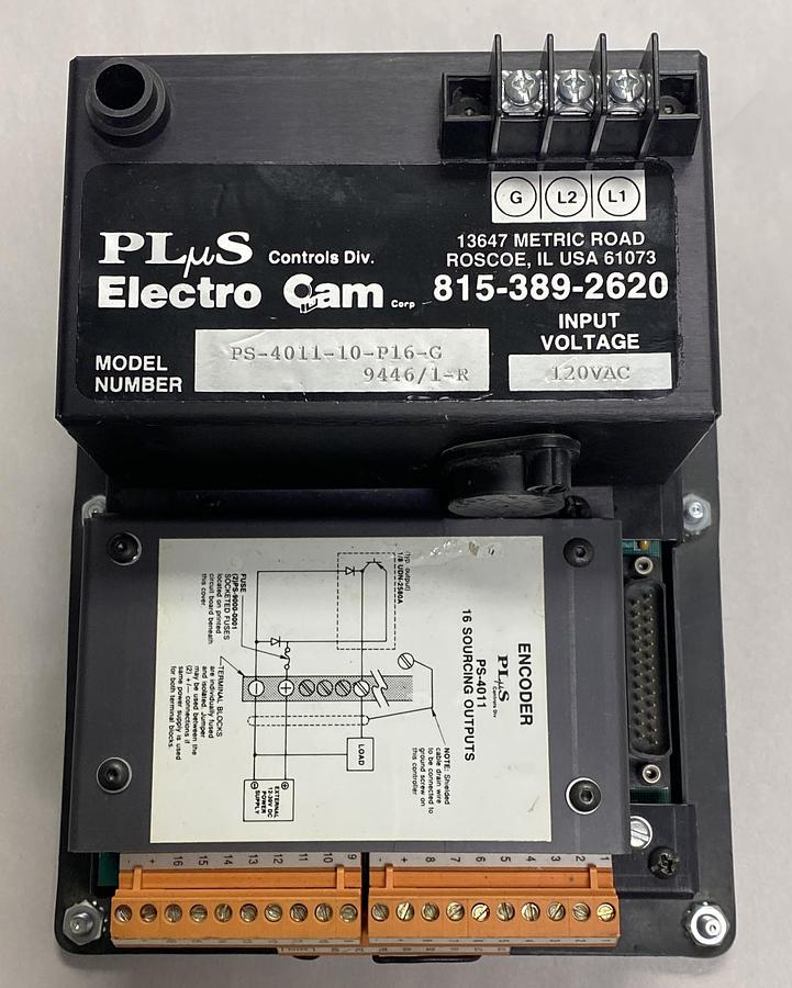 Used ELECTRO CAM,PS-4011-10-P16-G, PROGRAMMABLE LIMIT SWITCH