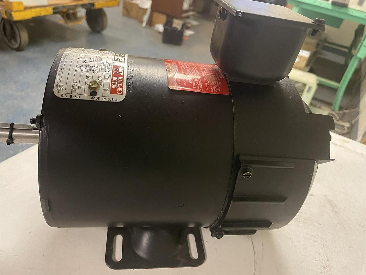 RELIANCE,01KA590412-YT 1/6HP,DC MOTOR 1725RPM 230vdc FR0056