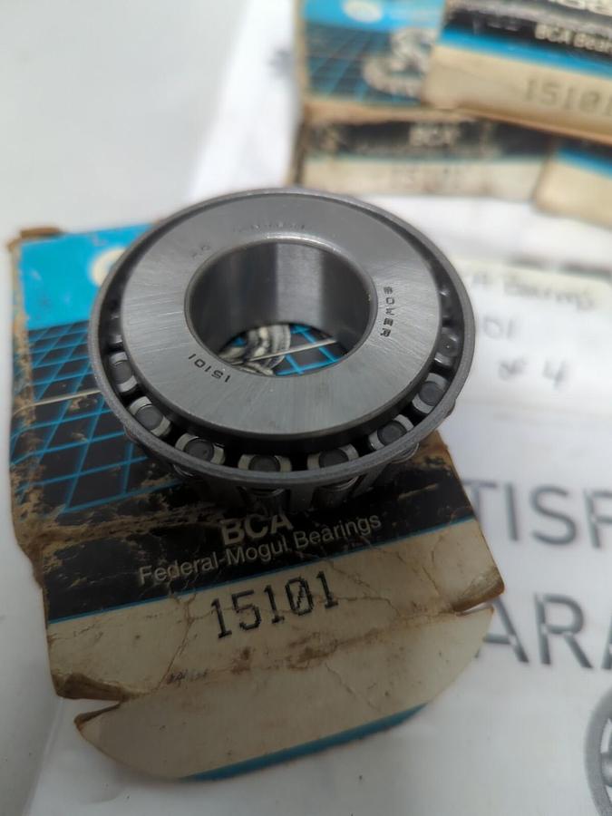 BCA/FEDERAL MOGUL,15101,ROLLER BEARING CONE LOT OF 4 NOS