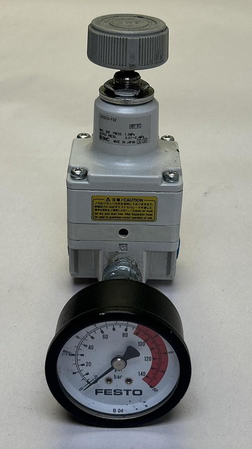 Used SMC,IR2010-F02,PRECISION REGULATOR