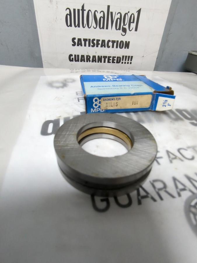 ANDREWS,RTL15,THRUST BALL BEARING NOS