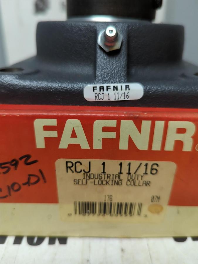 FAFNIR,RCJ 1-11/16 IN,INDUSTRIAL DUTY SELF-LOCKING COLLAR 4-BOLT FLANGE BEARING