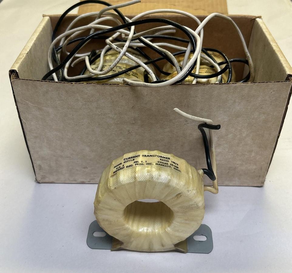 Used MIDWEST ELECTRIC,6CT11-B,CURRENT TRANSFORMER LOT OF 6