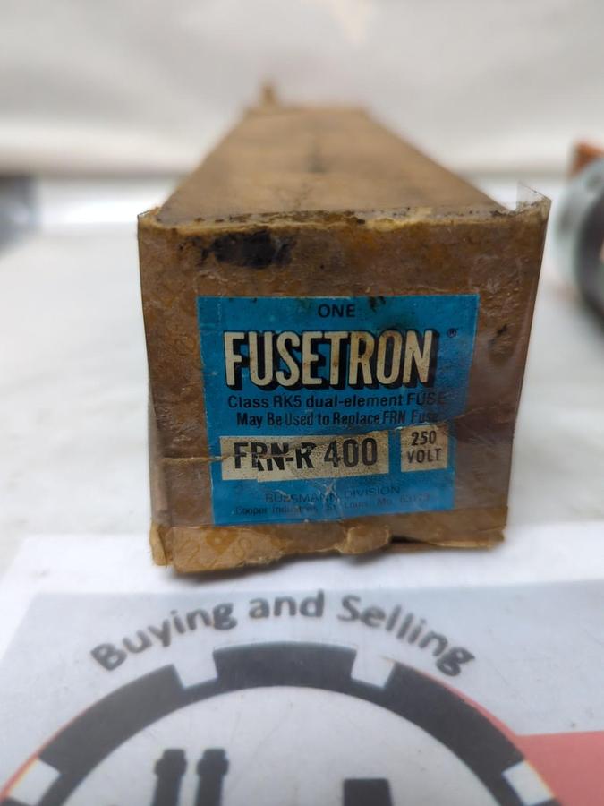 COOPER BUSSMANN,FRN-R-400,FUSETRON 400 AMP FUSE NOS