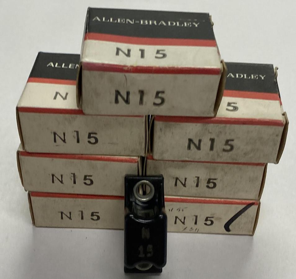 ALLEN BRADLEY,N15,OVERLOAD RELAY HEATER ELEMENT LOT OF 7 NOS