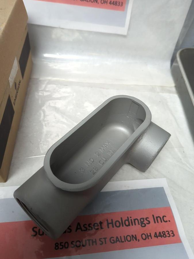 APPLETON,LL57-SA,FM7 CONDUIT BODY 1-1/2 INCH TYPE L NOS