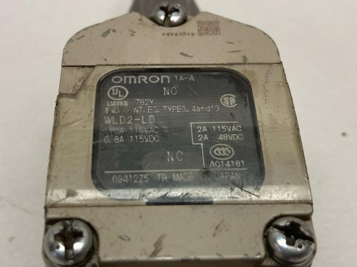 Used Omron,WLD2-LD,Limit Switch 115VDC 10A Type 3, 4 and 13