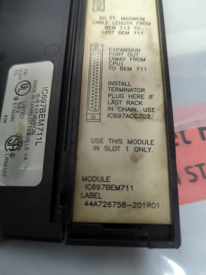 Used GE FANUC,44A730232-001 R01/1,BUS EXPANSION/RECIEVER PRE-OWNED