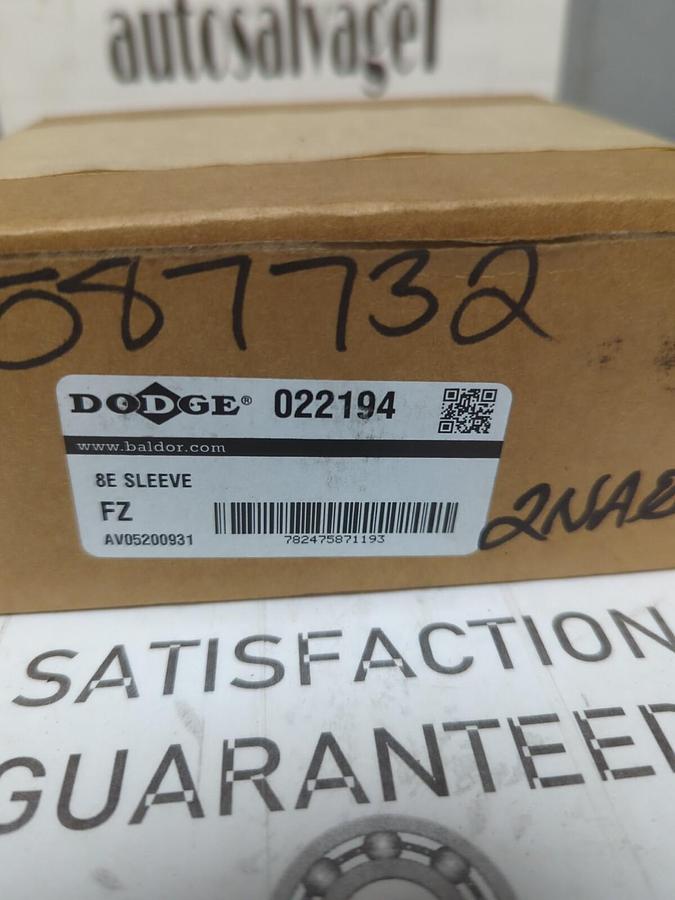 DODGE,022194,8E SLEEVE COUPLING NEW IN SEALED BOX