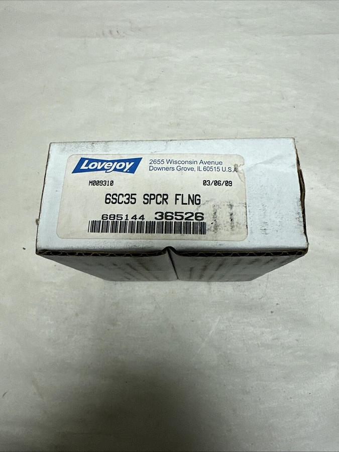 Used Lovejoy,6SC35 SPCR FLNG,Coupling NEW