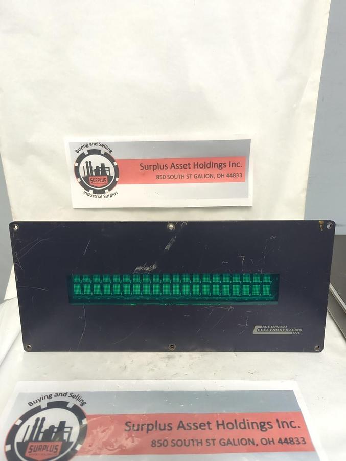 Used CINCINNATI ELECTRSYSTEMS,5209A,DIGITAL DISPLAY REV A PRE-OWNED